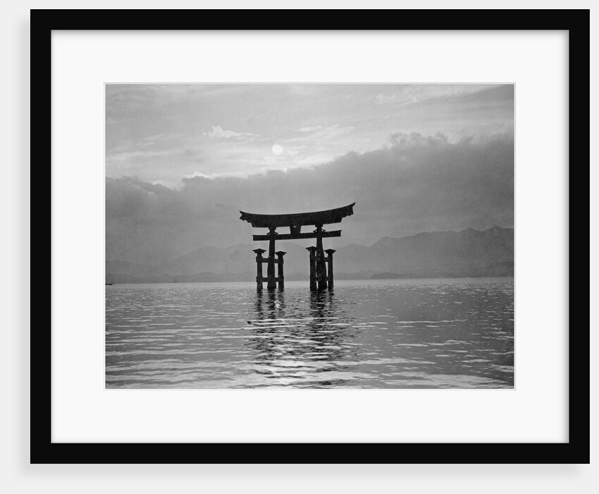 View of Torii in the Sea by Anonymous
