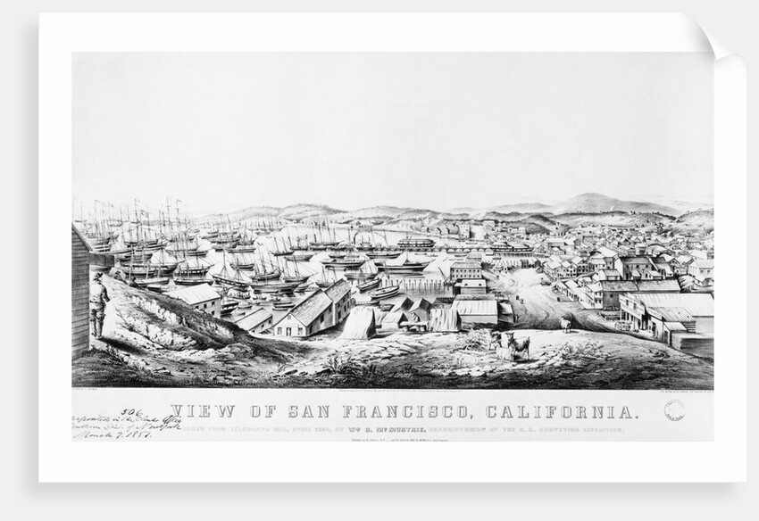 Illustration of Early San Francisco by Anonymous