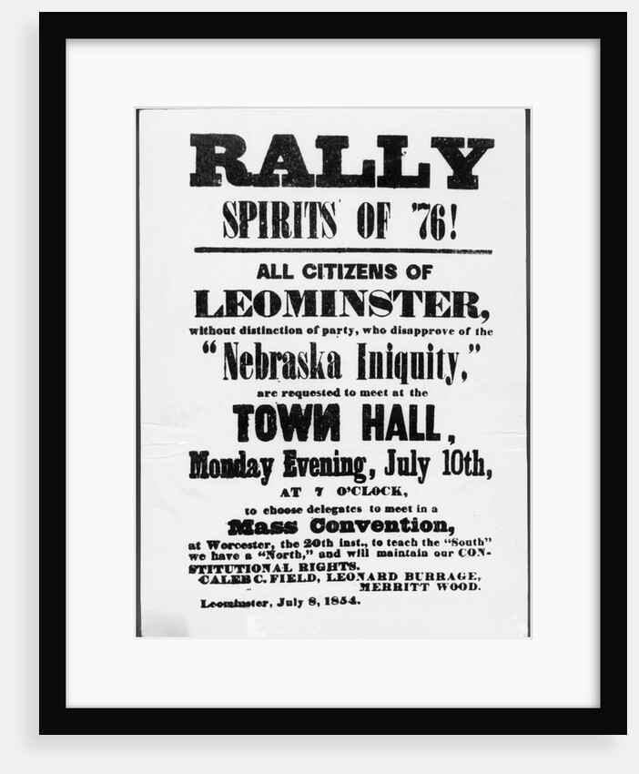 Rally Spirits of '76 Handbill by Anonymous