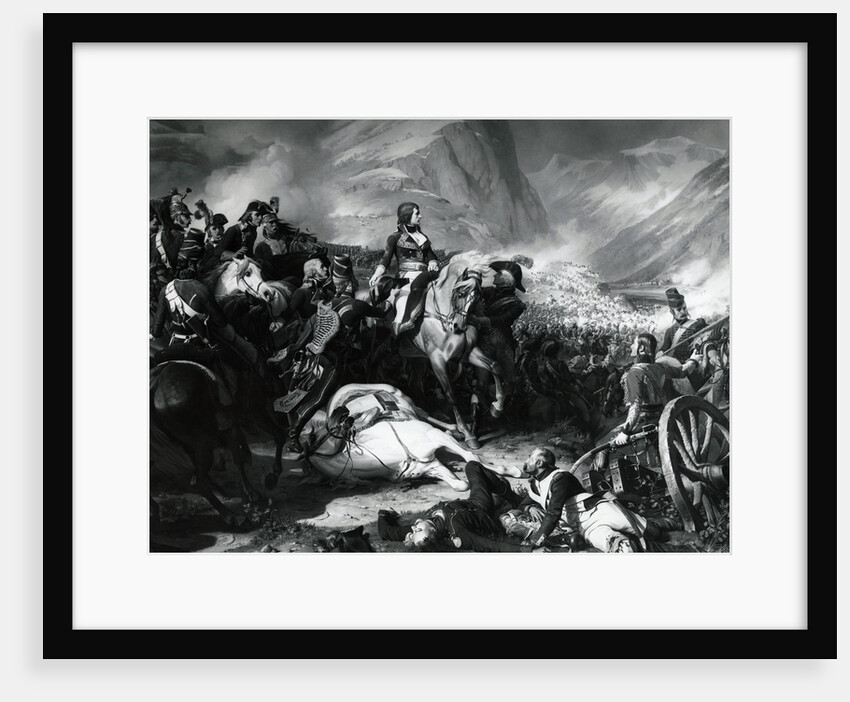Napoleon Bonaparte Crossing Alps by Anonymous