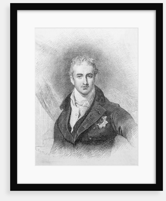 Illustrated Portrait of British Leader Robert Stewart by Anonymous