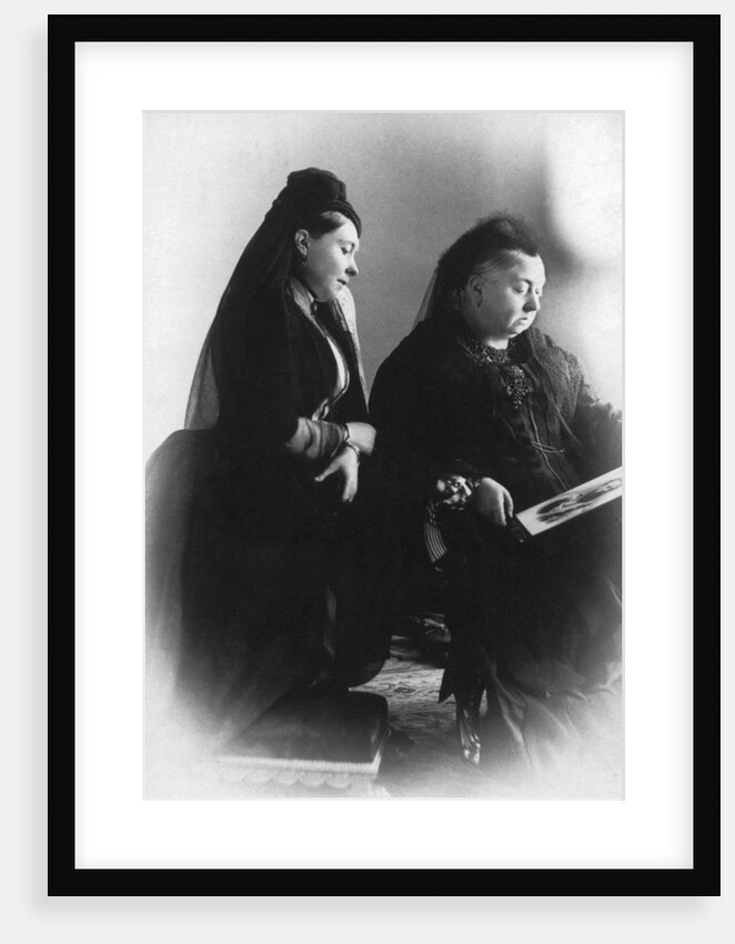Empress Frederick and Queen Victoria Mourning Frederick's Death by Anonymous