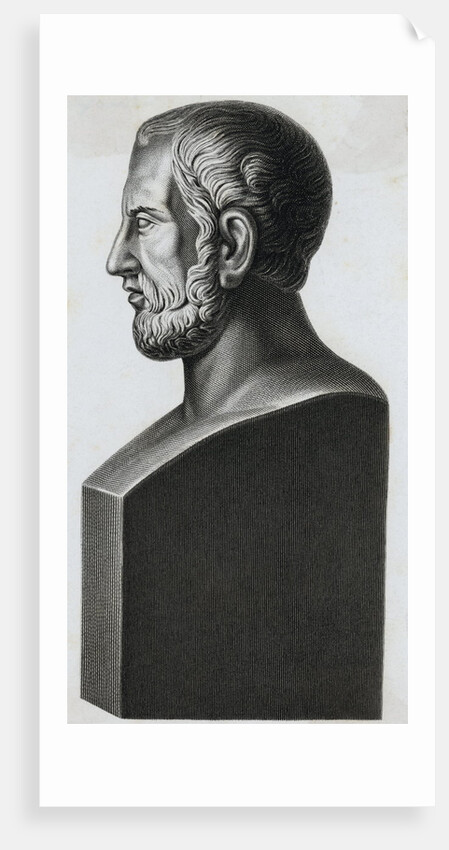 Profile Statuette Depiction of Greek Philosopher Theophrastus by Anonymous