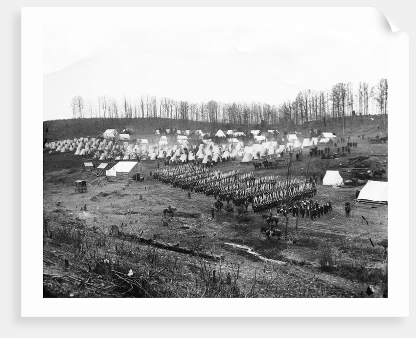 Union Soldiers Drilling by Anonymous