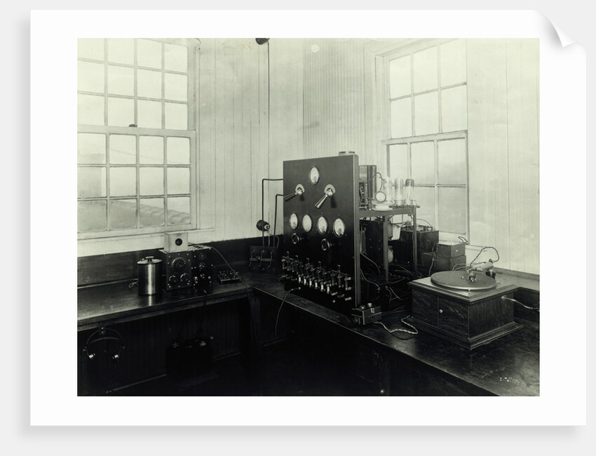 Radio Transmitter From Early 1900's by Anonymous