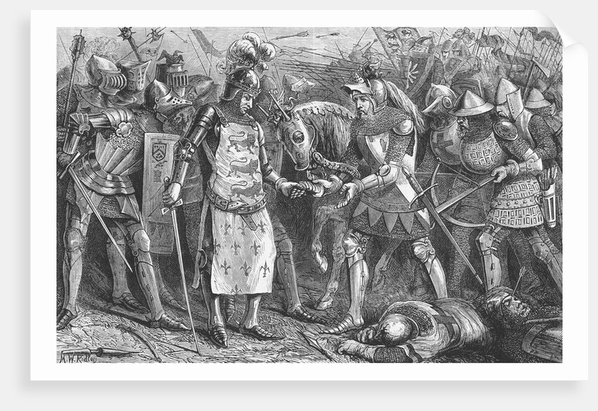 King of France Surrendering to Edward by Anonymous