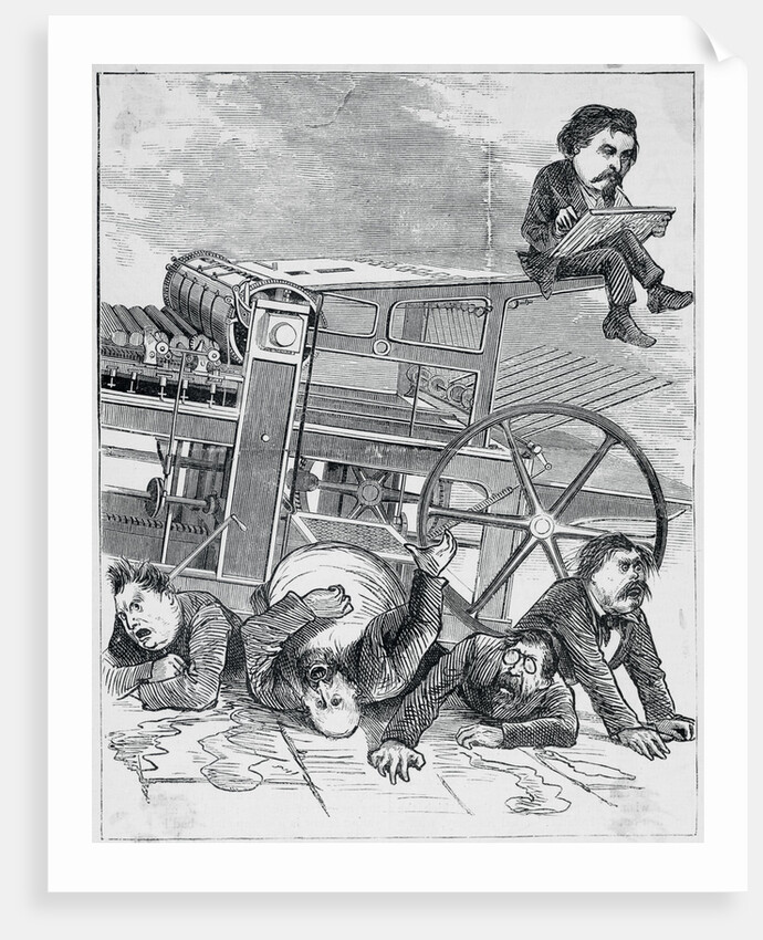 Cartoon Entitled The Power of the Press by Anonymous