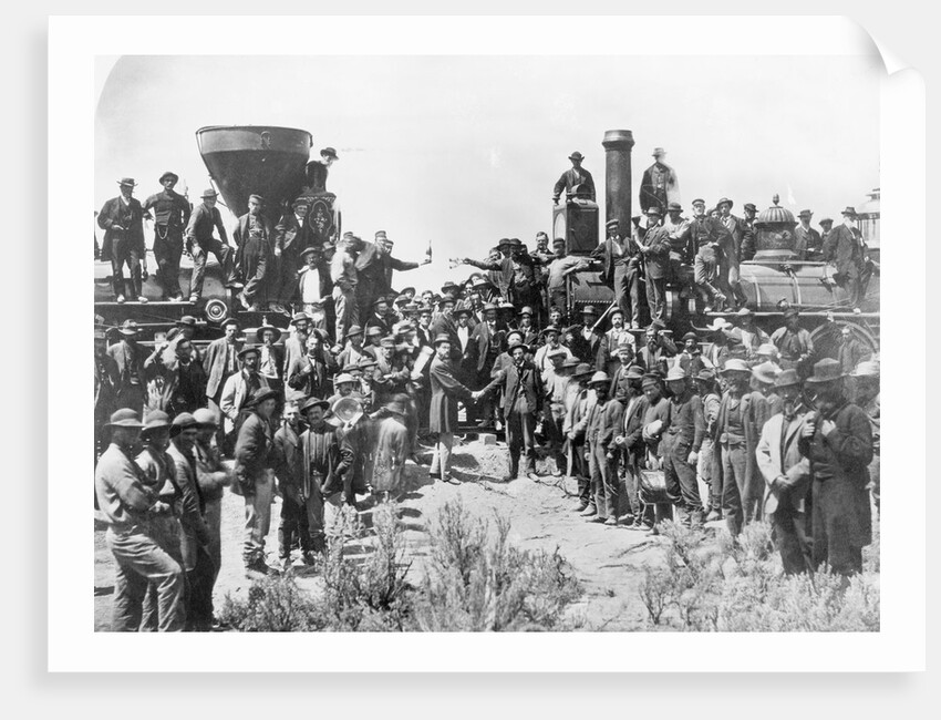 Trans Continental Railroad Celebration by Anonymous