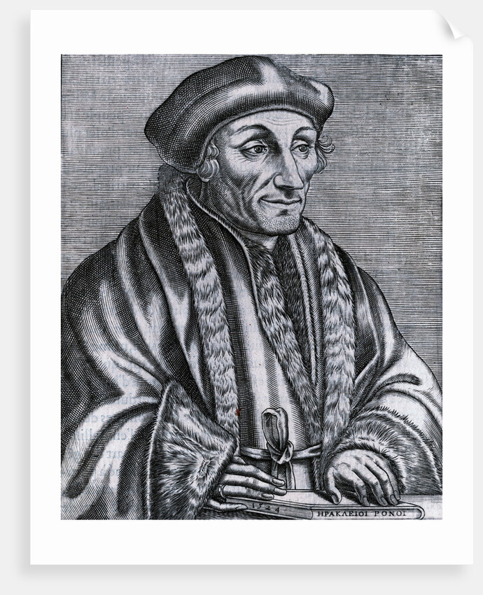 Early Dutch Philosopher Erasmus Desiderius by Anonymous