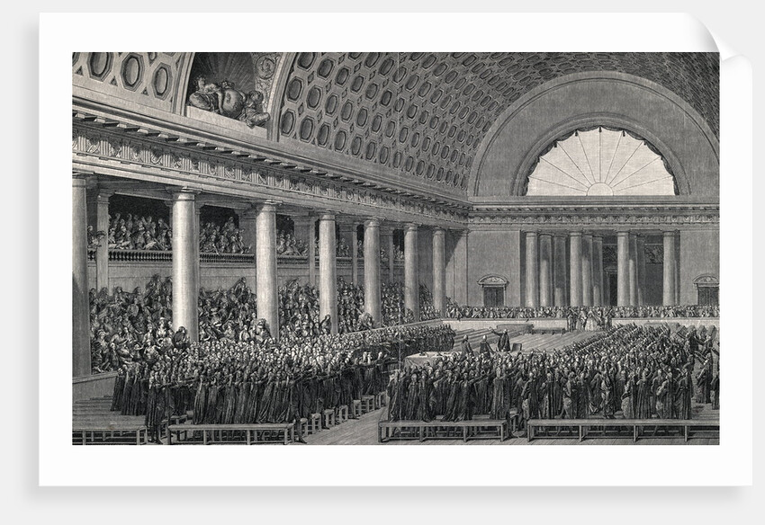 Illus/Natl Assembly At Versailles by Anonymous