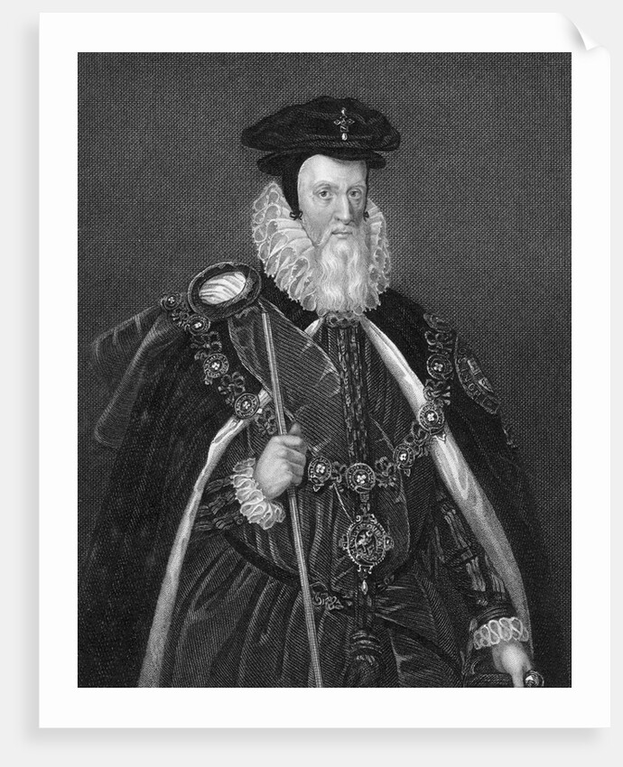 Portrait of William Cecil by Anonymous