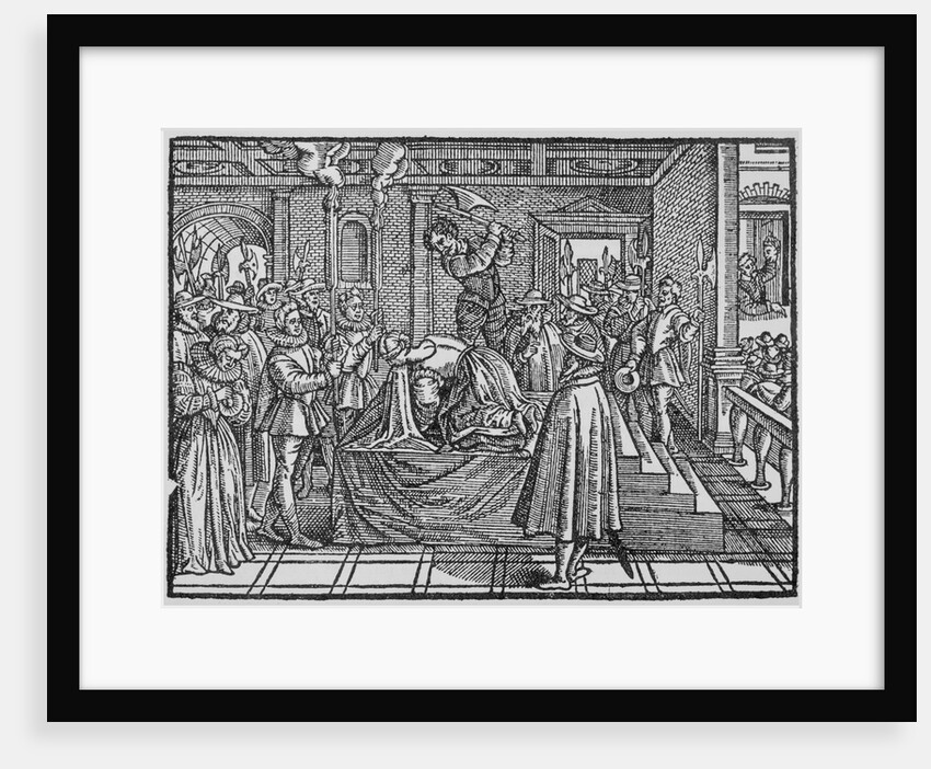 Execution Scene of Mary Queen of the Scots by Anonymous