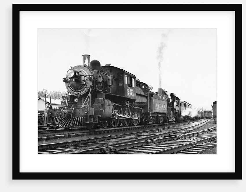 General View Of Nyo&W Locomotive by Anonymous