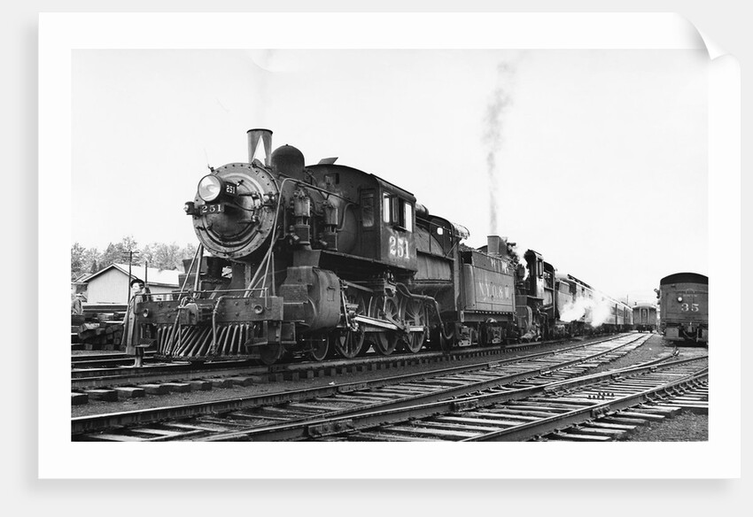 General View Of Nyo&W Locomotive by Anonymous