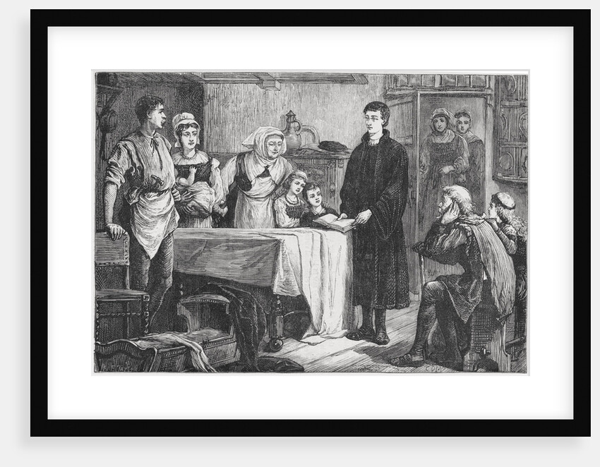 John Calvin Spreading His Ideologies by Anonymous