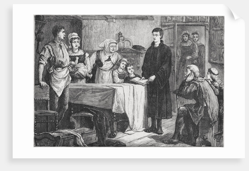 John Calvin Spreading His Ideologies by Anonymous