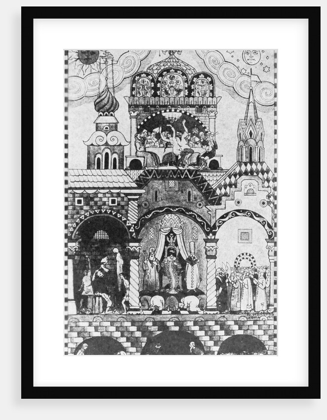 Print of Rasputin's Orgies by Anonymous