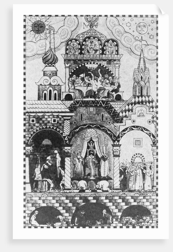 Print of Rasputin's Orgies by Anonymous