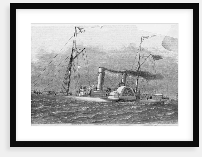 Lithograph of Confederate Blockade Runner Colonel Lamb by Anonymous