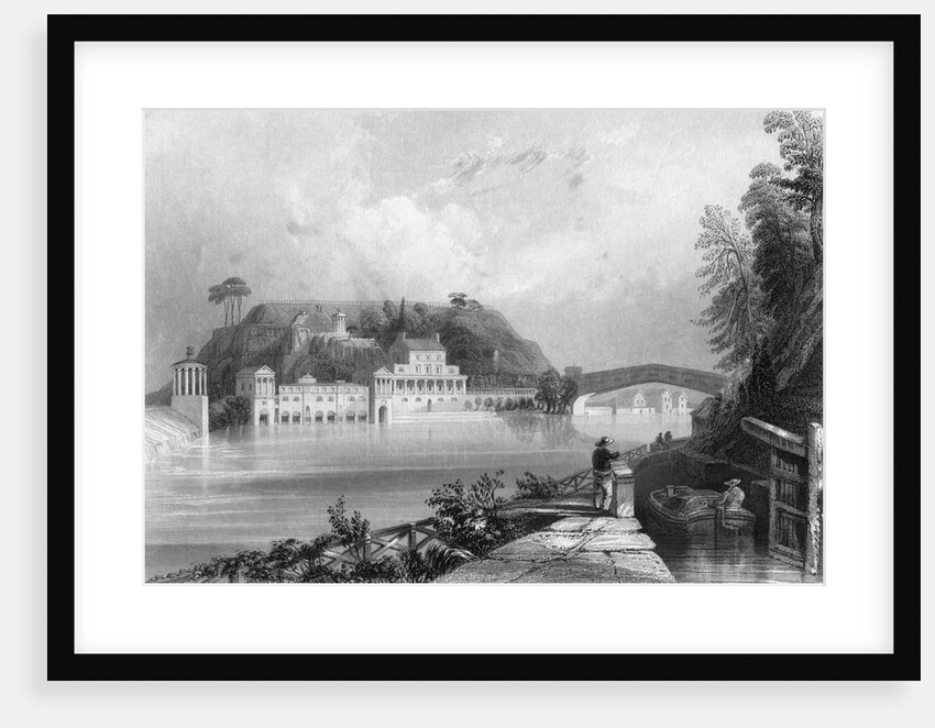 Schuylkill Water Works by William Henry Bartlett