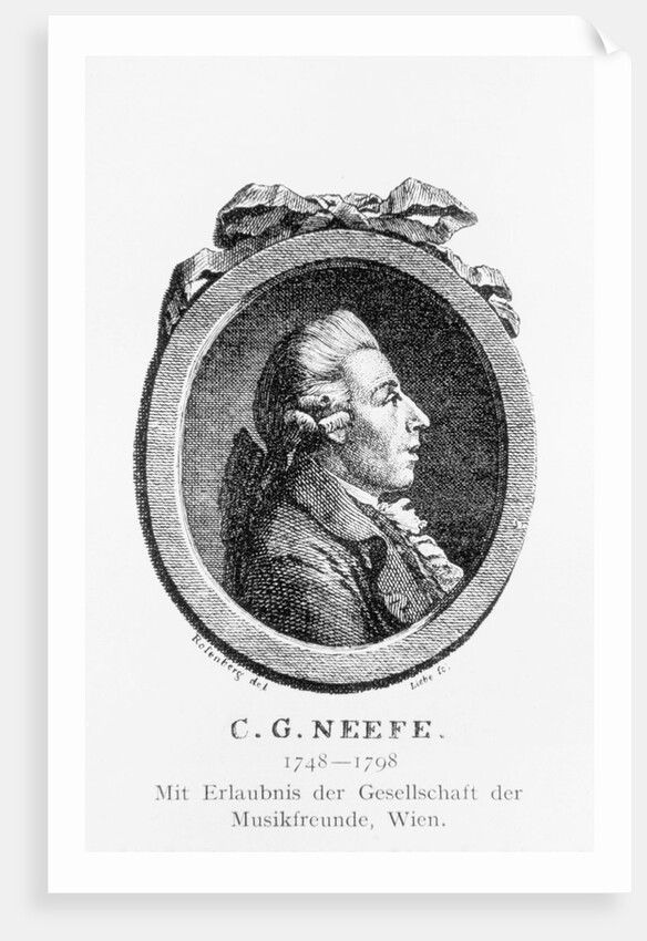 C. G. Neefe Illustration by Anonymous