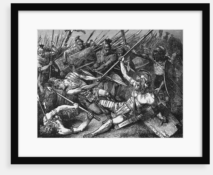 Spartacus During His Fatal Gladiator Battle by Anonymous