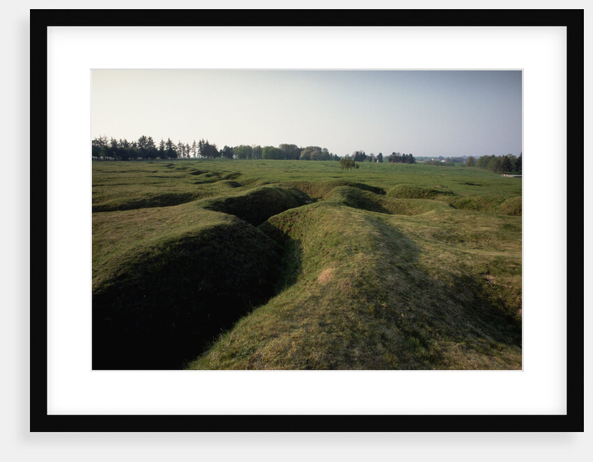 German Front Line Trenches by Anonymous