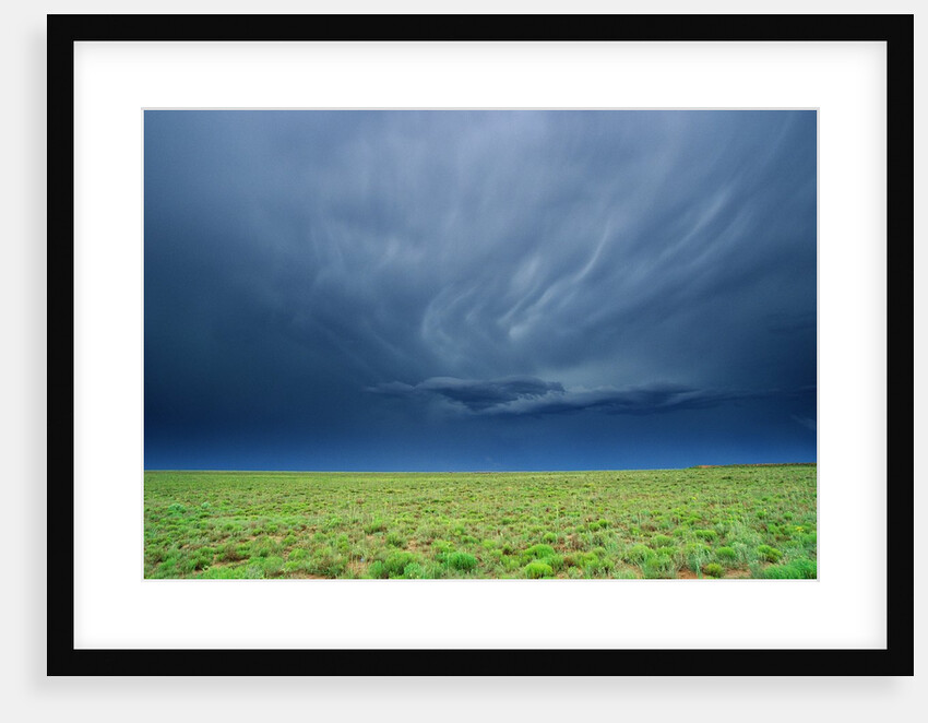 Storm Clouds Hanging over the Plains of Llano Estacado. by Anonymous