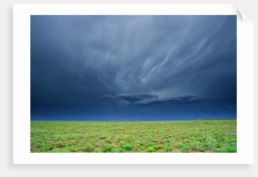 Storm Clouds Hanging over the Plains of Llano Estacado. by Anonymous
