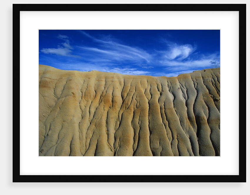 Rock Wall in Badlands by Anonymous