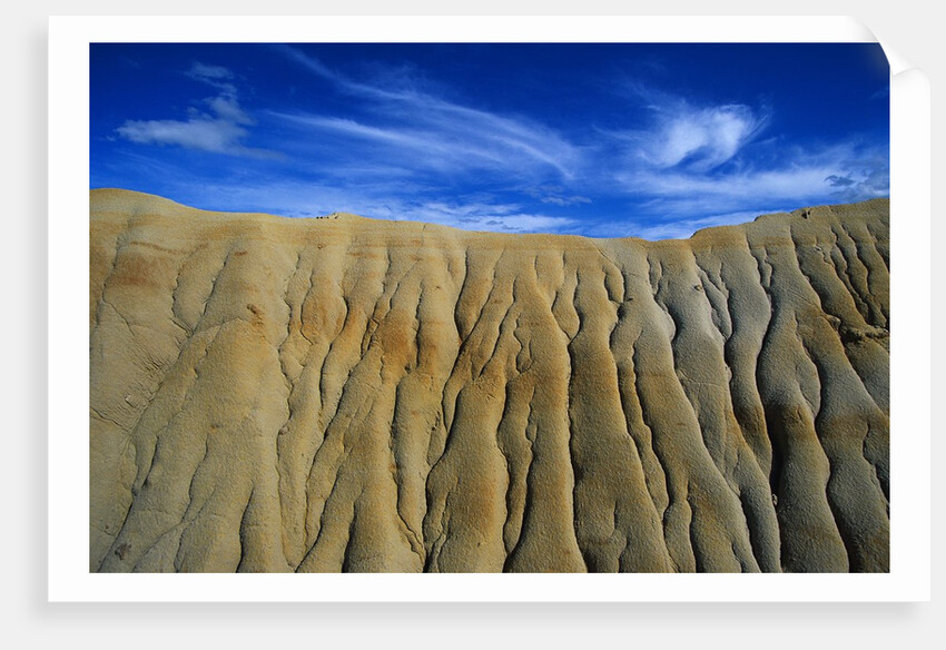 Rock Wall in Badlands by Anonymous