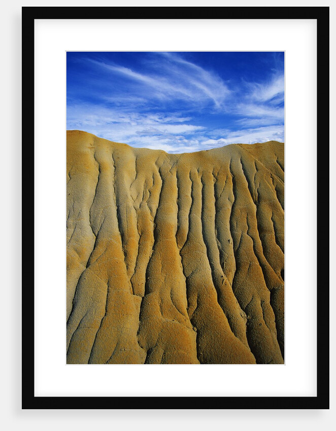 Rock Wall in Badlands by Anonymous