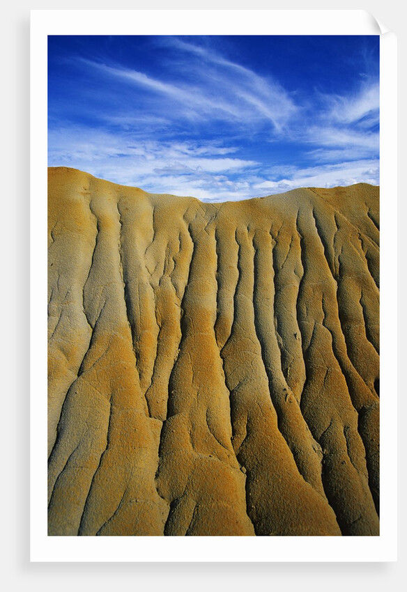 Rock Wall in Badlands by Anonymous