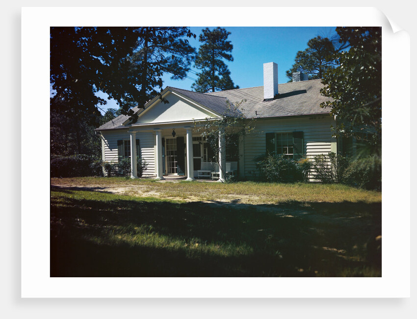 Exterior View of Franklin D. Roosevelt's House in Georgia by Anonymous
