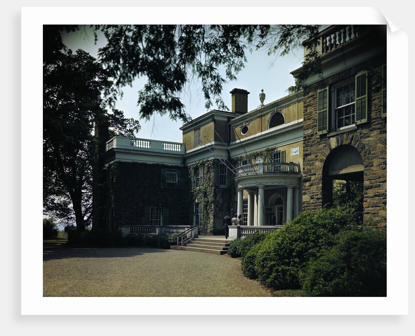 Shadowy View of Large Mansion by Anonymous