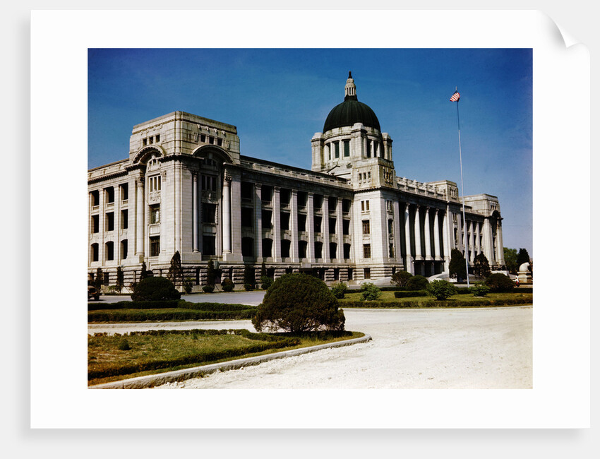 Exterior View of the Korean Capitol Building by Anonymous