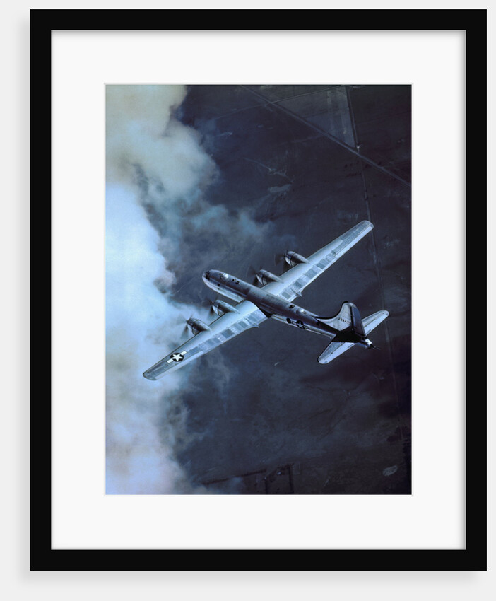 USAF B-29 Superfortress Bomber in Flight by Anonymous