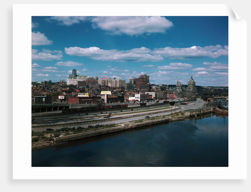 Albany New York Skyline by Anonymous