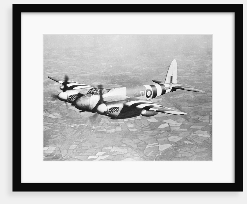 De Havilland Mosquito in Flight by Anonymous