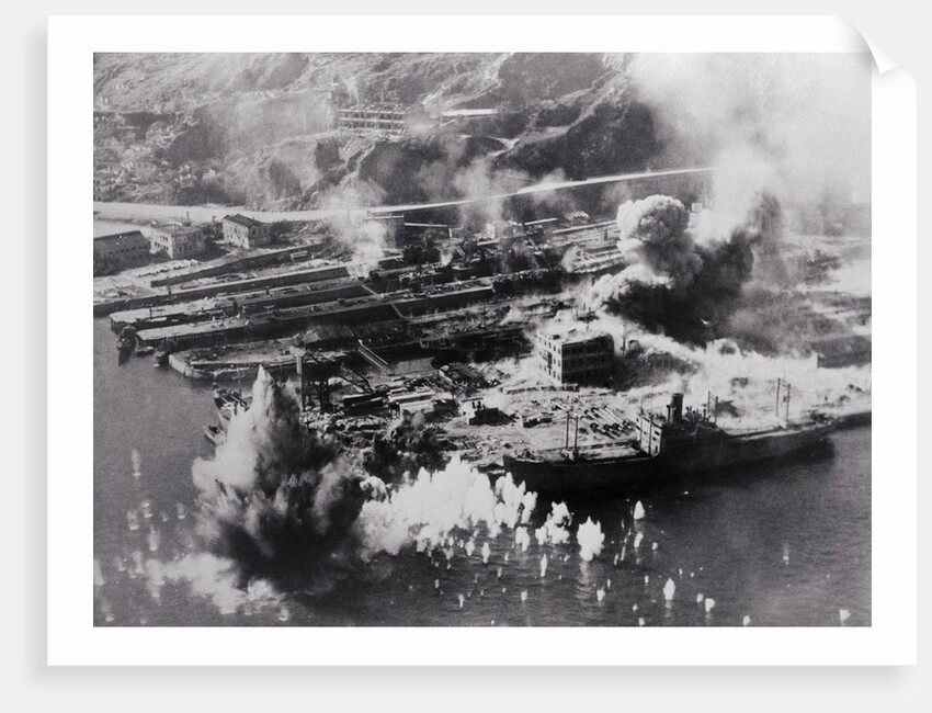 Aerial View of Smoking Land Attacks by Anonymous