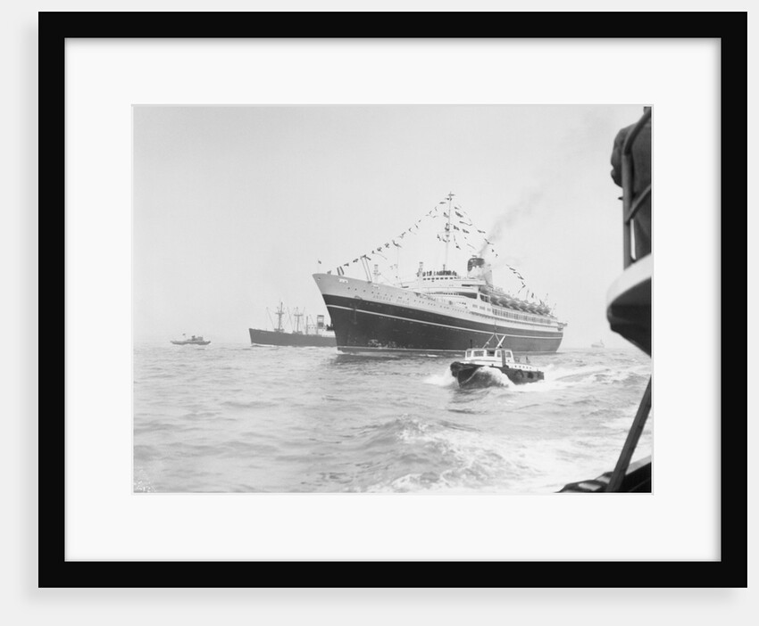 Ocean Liner Andrea Doria Sailing by Anonymous