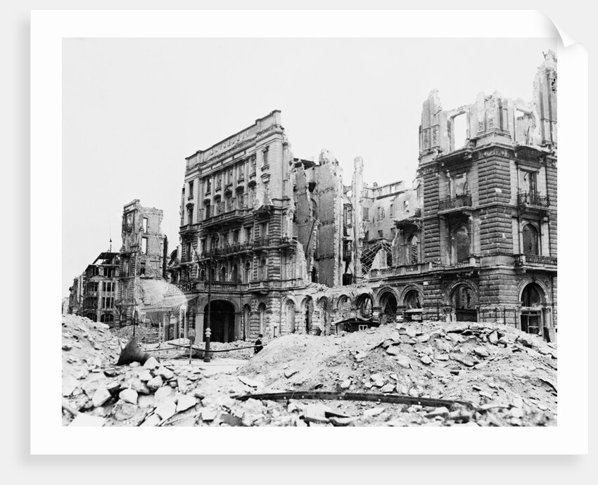 Destroyed Kaiserhof Hotel by Anonymous