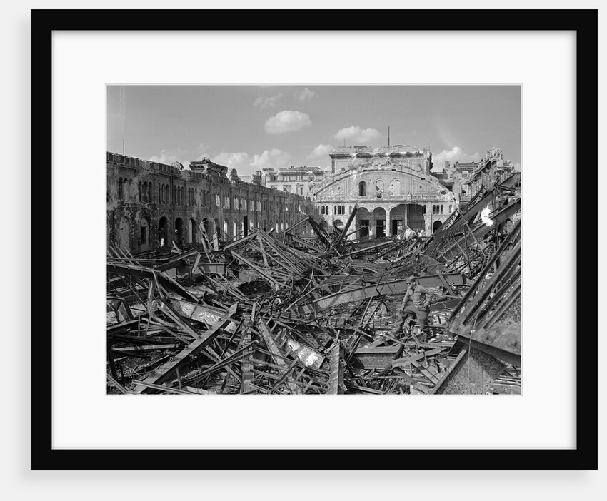 Bombed-out Train Station, Berlin by Anonymous