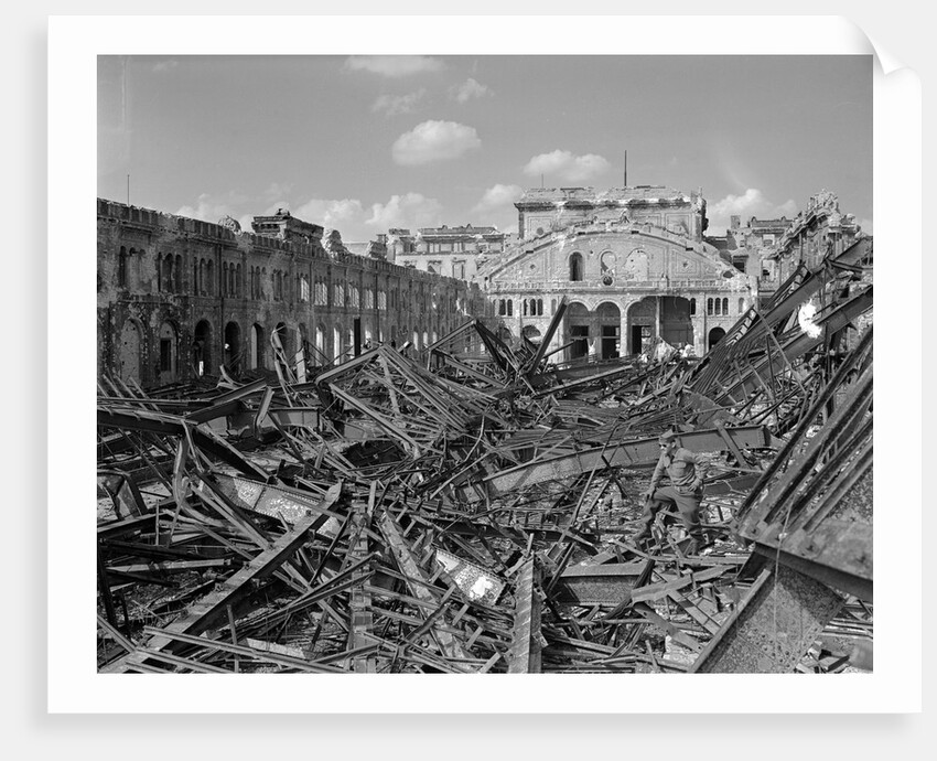 Bombed-out Train Station, Berlin by Anonymous
