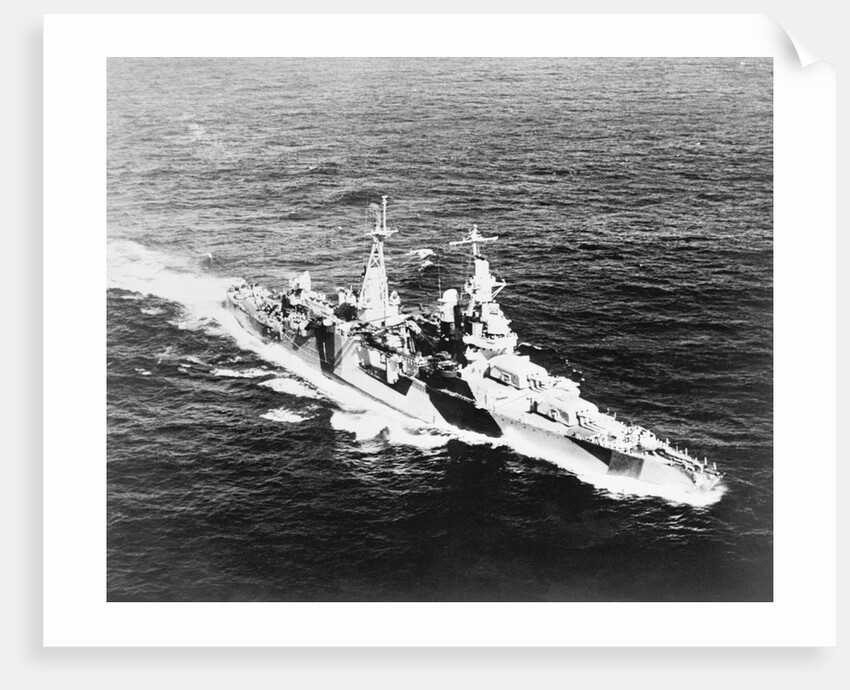 USS Indianapolis at Sea by Anonymous