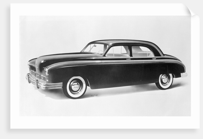 Shot of New Kaiser-Frazer Automobile by Anonymous