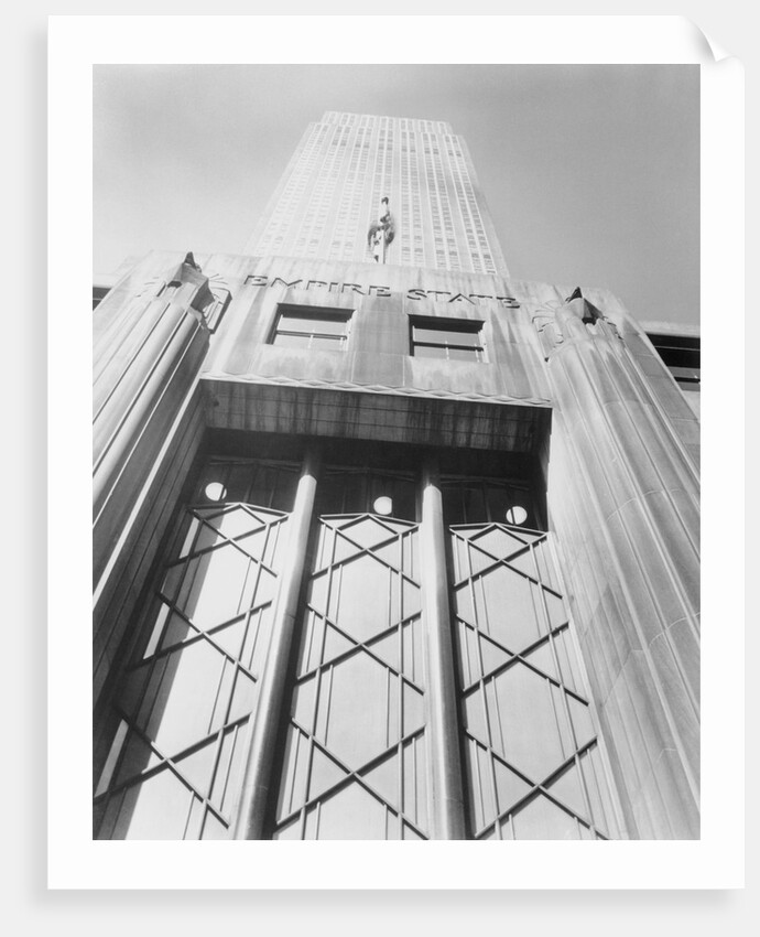Empire State Building Seen from Below by Anonymous