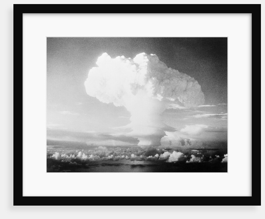 View of Hydrogen Bomb Mushroom Cloud Rising by Anonymous