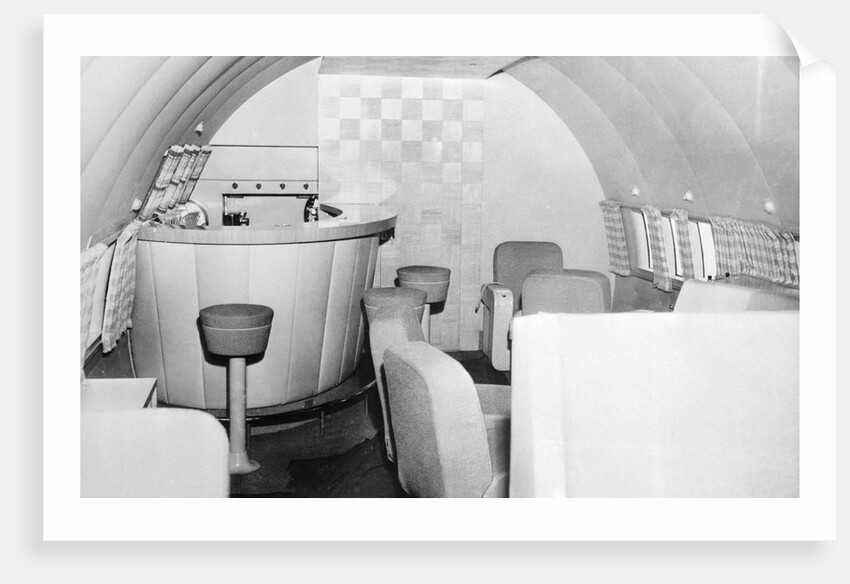 Interior Shot of Howard Hughes Flying Cocktail Lounge by Anonymous