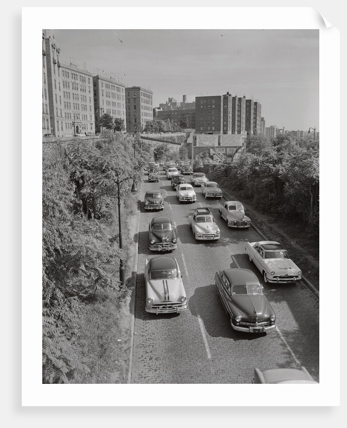 Aerial View of Car Traffic by Anonymous